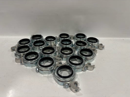 17 PC AFC GB-125-BGL 1 1/4" Grounding Bushing Insulated Alloy Steel-Zinc Plated