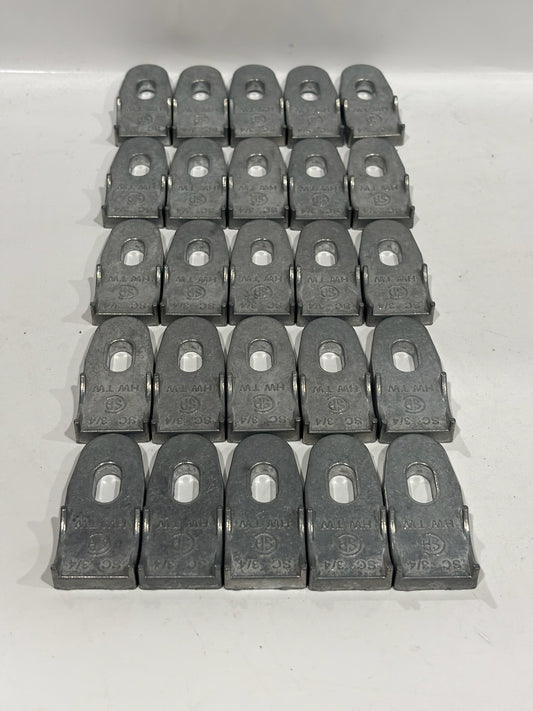 25 PC Steel City CB-202 Die Cast Piper Spacers 3/4" Rigid Conduit OR EMT