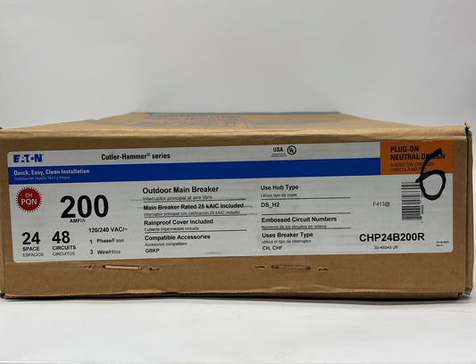 Eaton CHP24B200R Plug On Neutral Design Cutler-Hammer Series 200 AMP