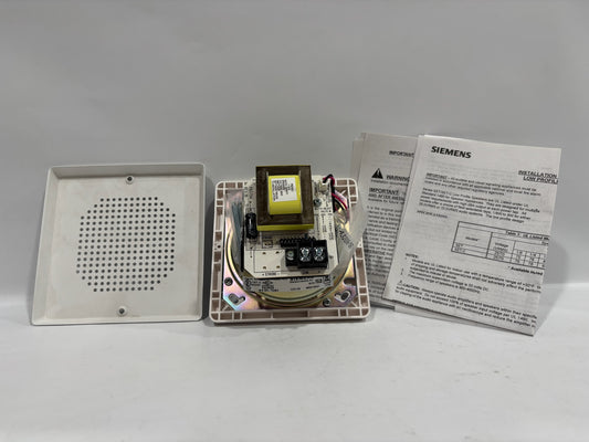 Siemens 500-636056 SET-W Fire Alarm Audible Signal Speaker Wall Mount