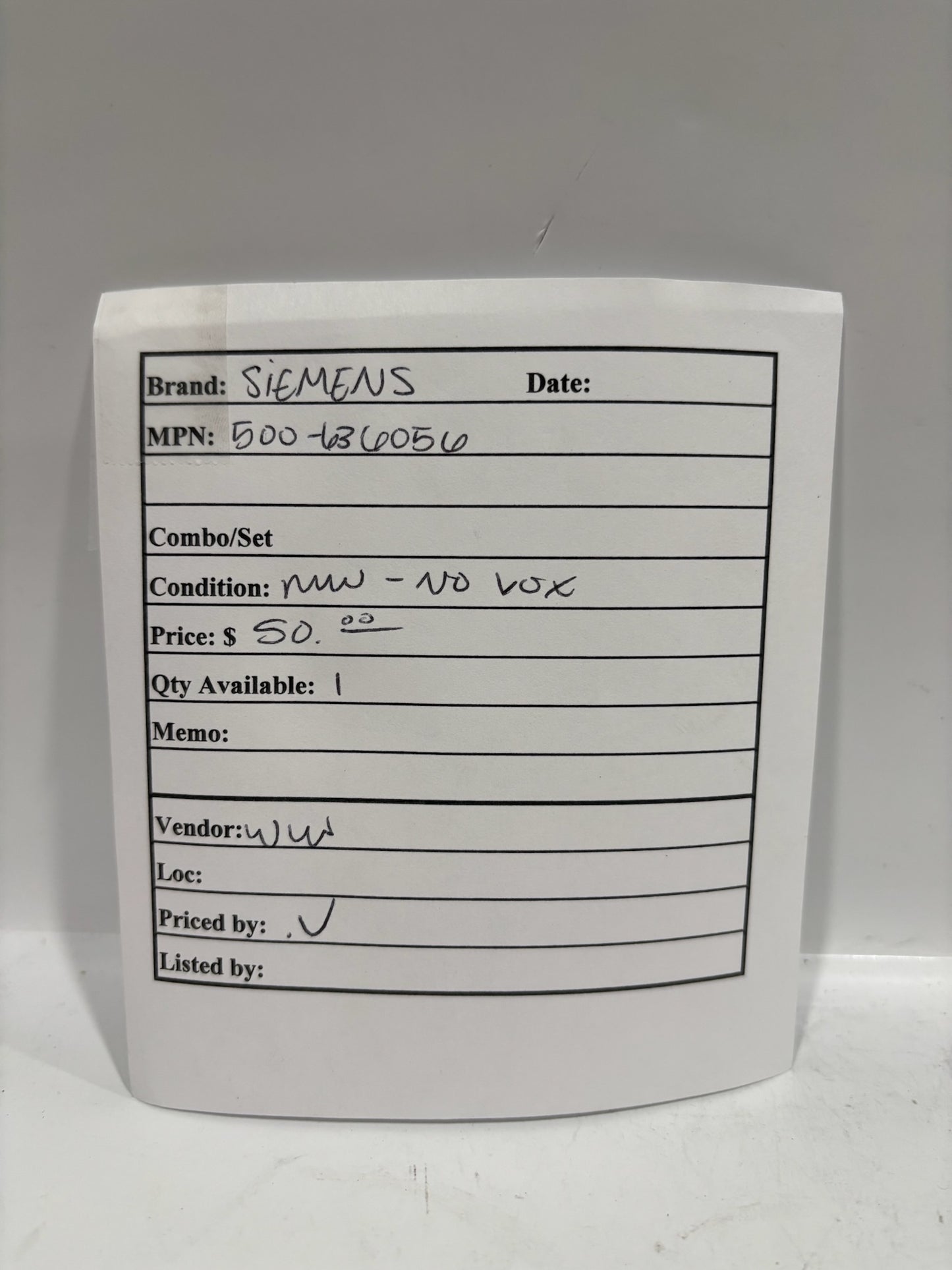 Siemens 500-636056 SET-W Fire Alarm Audible Signal Speaker Wall Mount