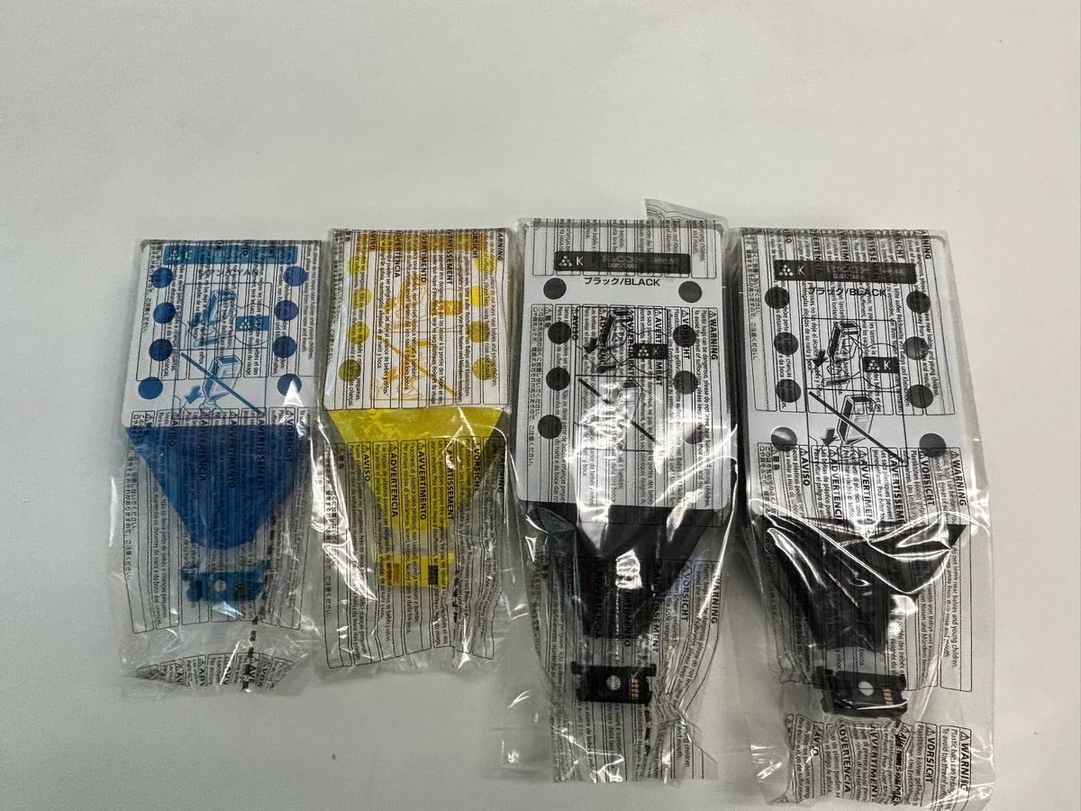 4 Genuine Ricoh C7501,C9075,LD375C Cyan, Yellow & Black Toners 841357, 841358, 841360