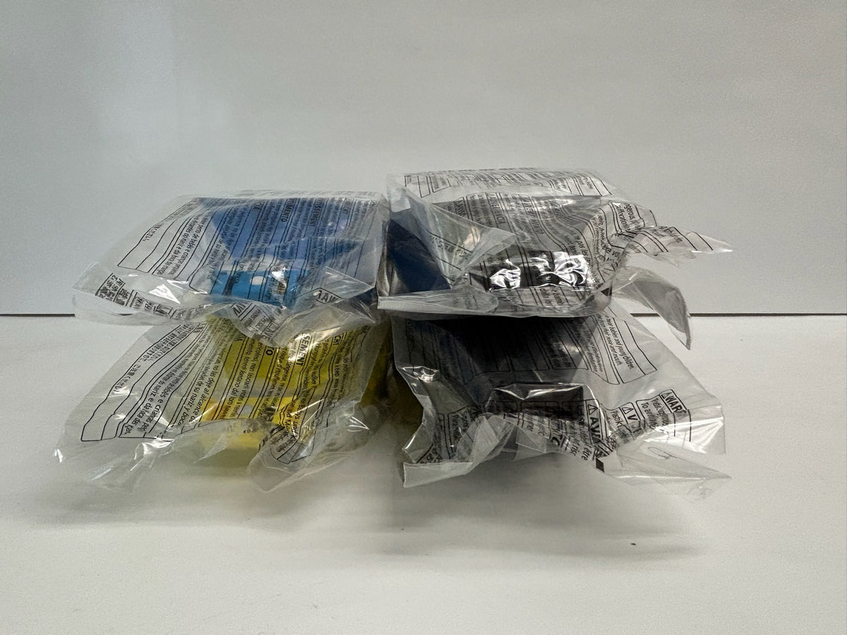 4 Genuine Ricoh C7501,C9075,LD375C Cyan, Yellow & Black Toners 841357, 841358, 841360