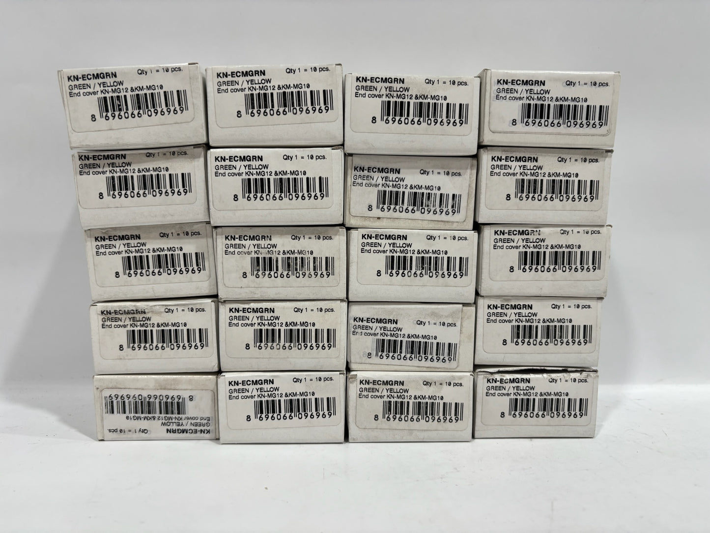 200 PC Konnect-it KN-MG10 Green/Yellow Mini Grounding Terminal Block