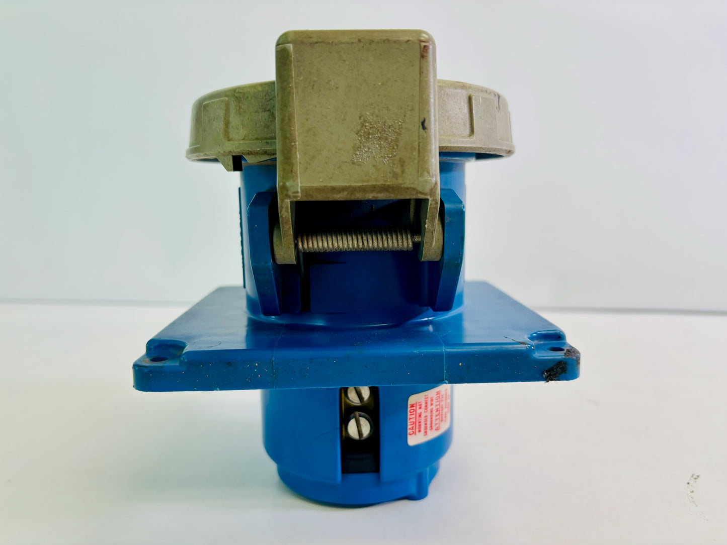Used Hubbell 4100R9W Pin And Sleeve Receptacle, Water Tight W250V, 100A