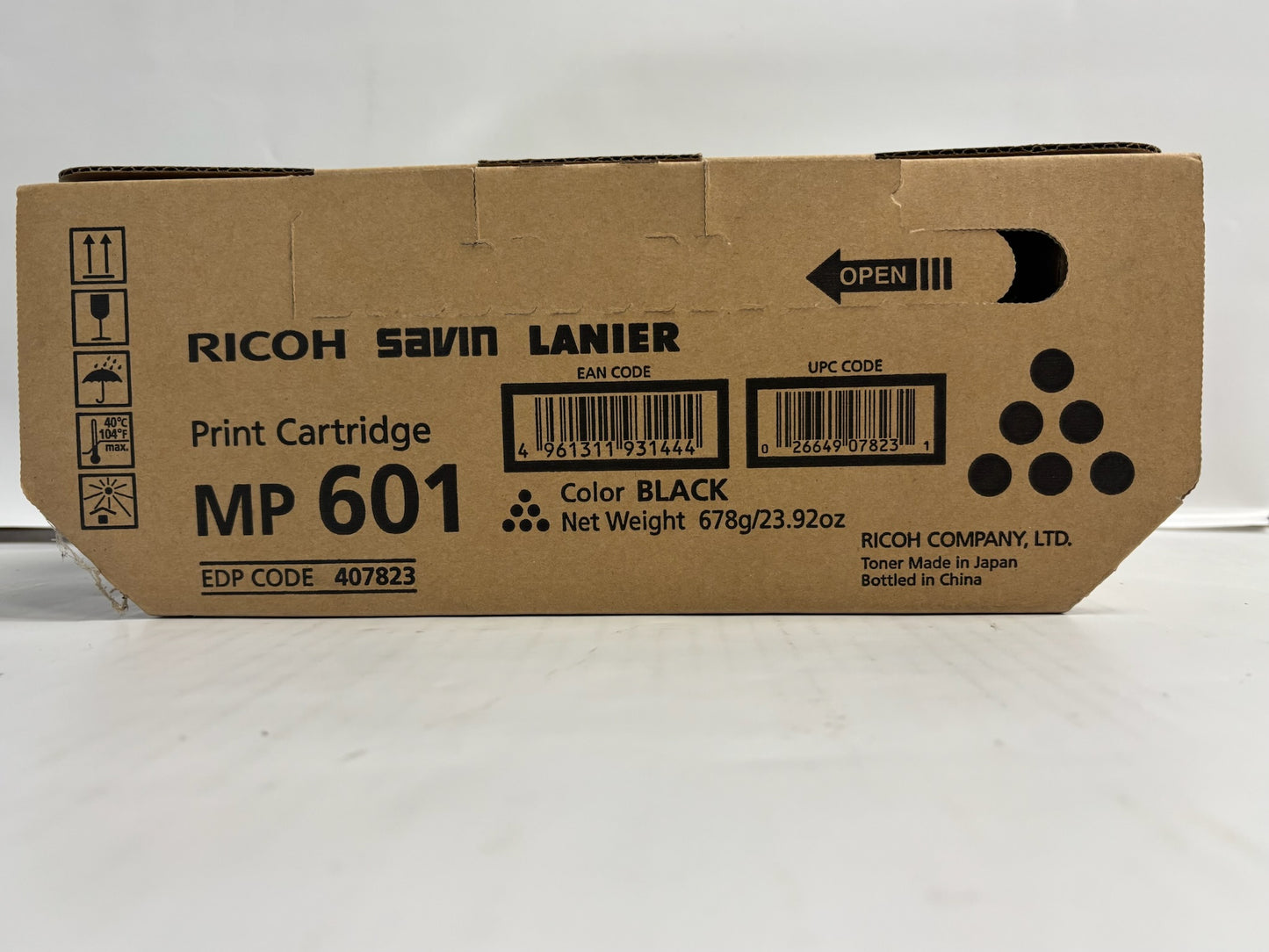 Genuine Ricoh MP 501SPF,601SPF,SP 5300DN,5310DN Black Toners 407823