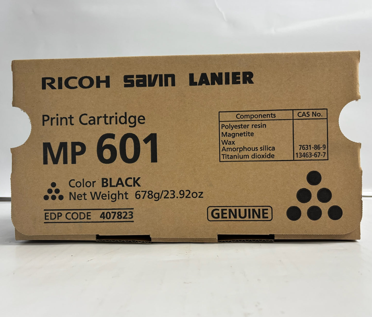 Genuine Ricoh MP 501SPF,601SPF,SP 5300DN,5310DN Black Toners 407823