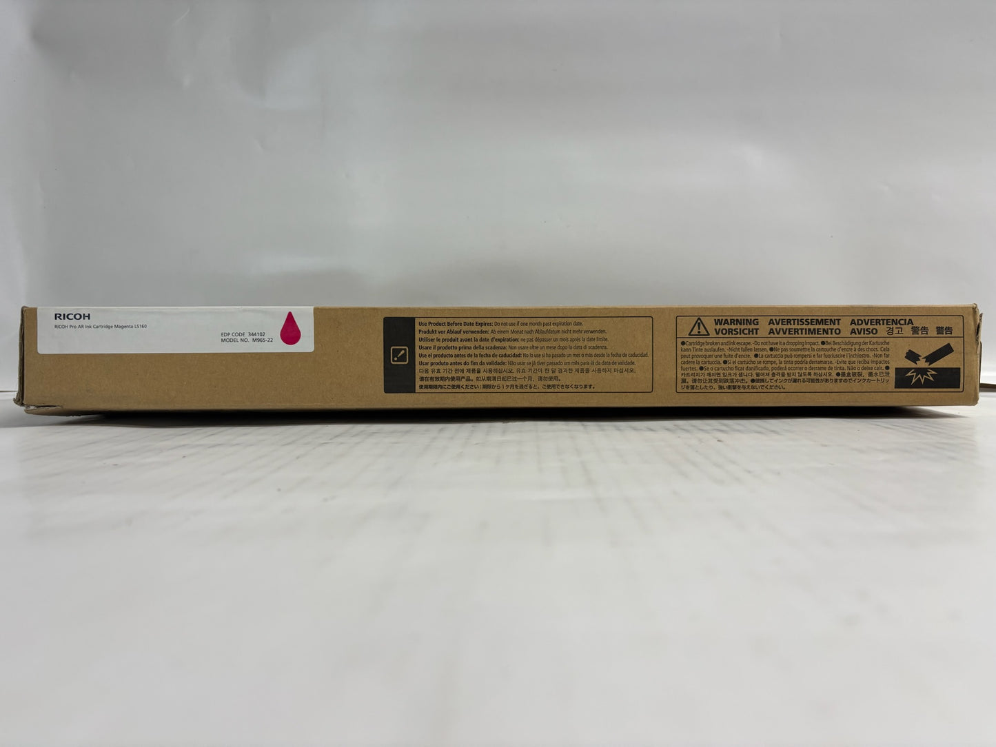 Genuine Ricoh Pro AR L5160 Magenta Ink M965-22,344102, 600ml (Exp: 02.2023)