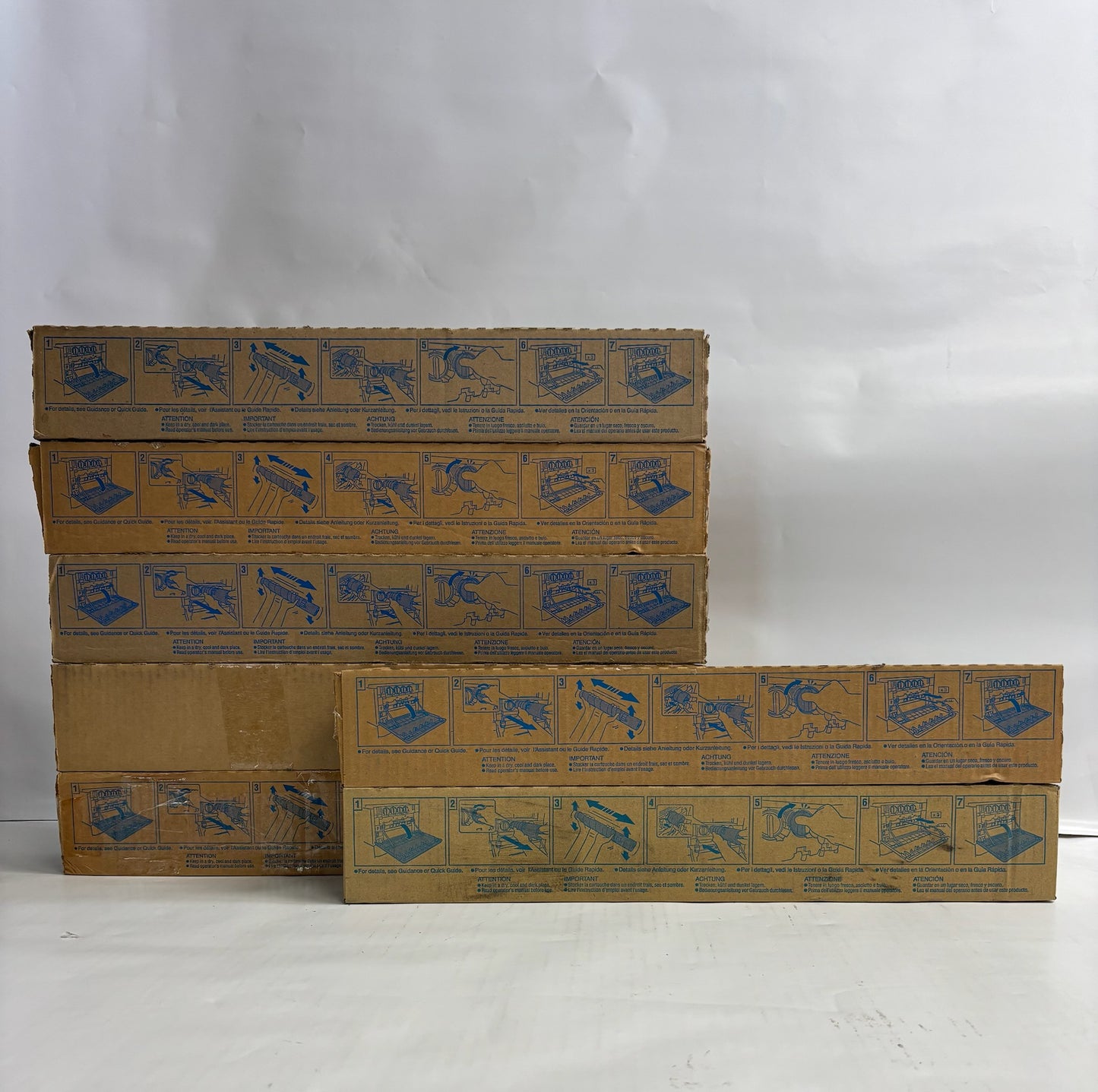 7 Genuine Konica BH C224,C284,C364,C364e TN321 CMMMYYYK Toners (AM, AY)