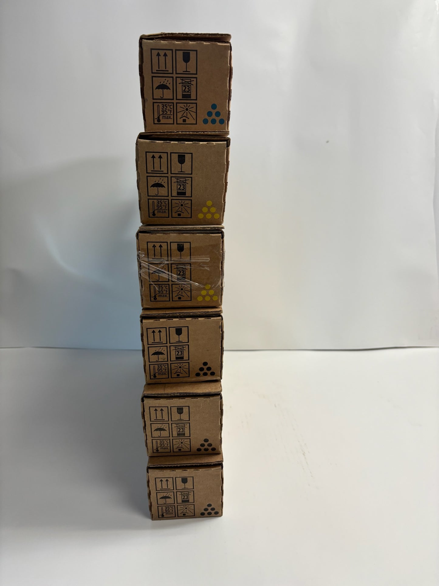 6 Genuine Ricoh IM C2500H, IM C2000 CYYKKK Toners 842307,842308,842310 (No Mag)