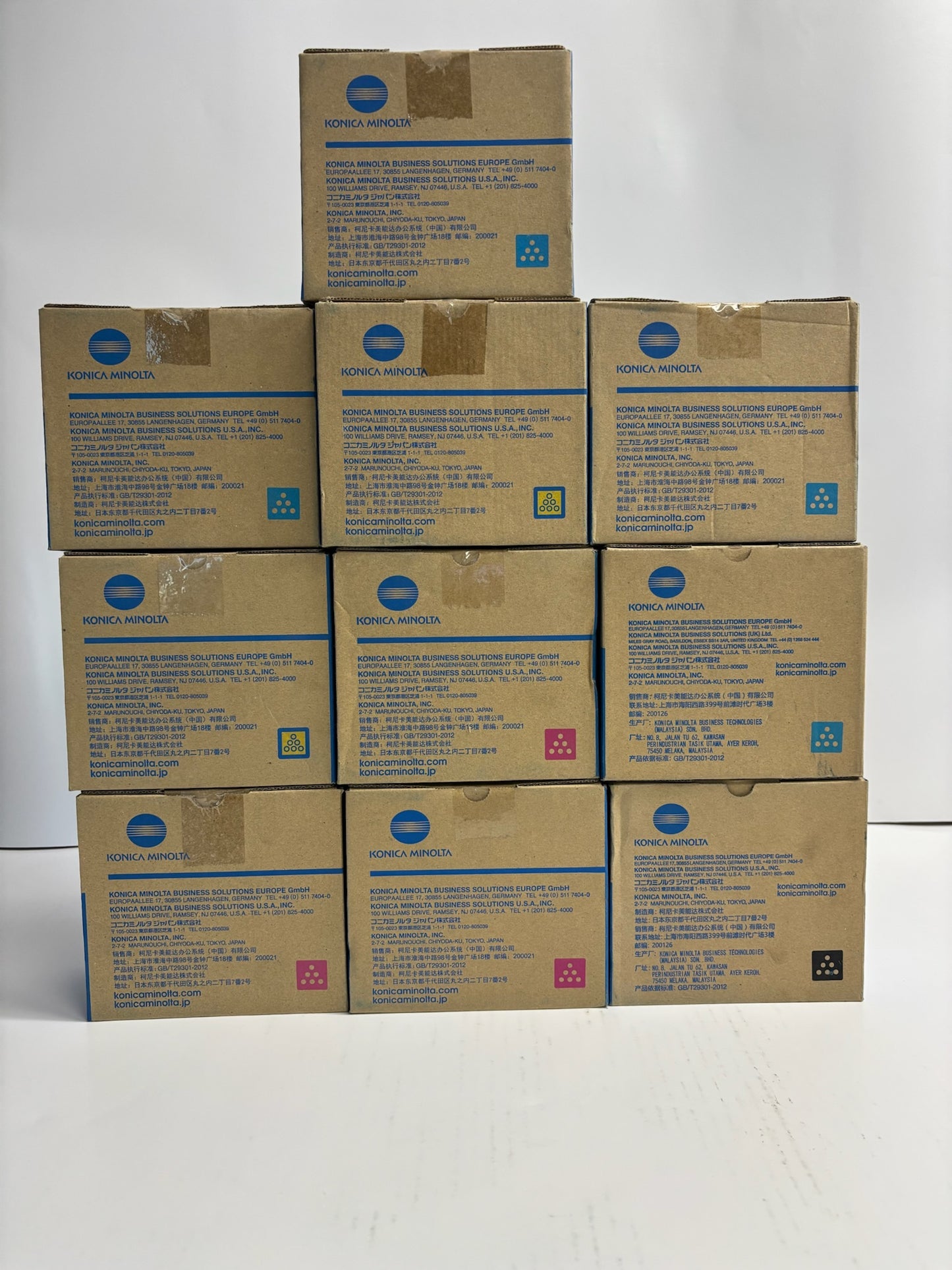 10 New Genuine Konica Minolta Bizhub C3351, C3851FS CCCCMMMYYK Toner TNP49