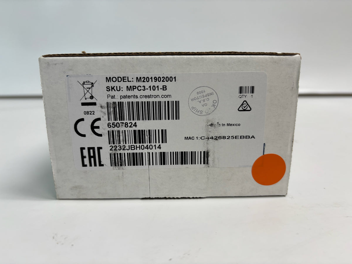 Crestron 3-Series Media Presentation Controller MPC3-101-B, M201902001