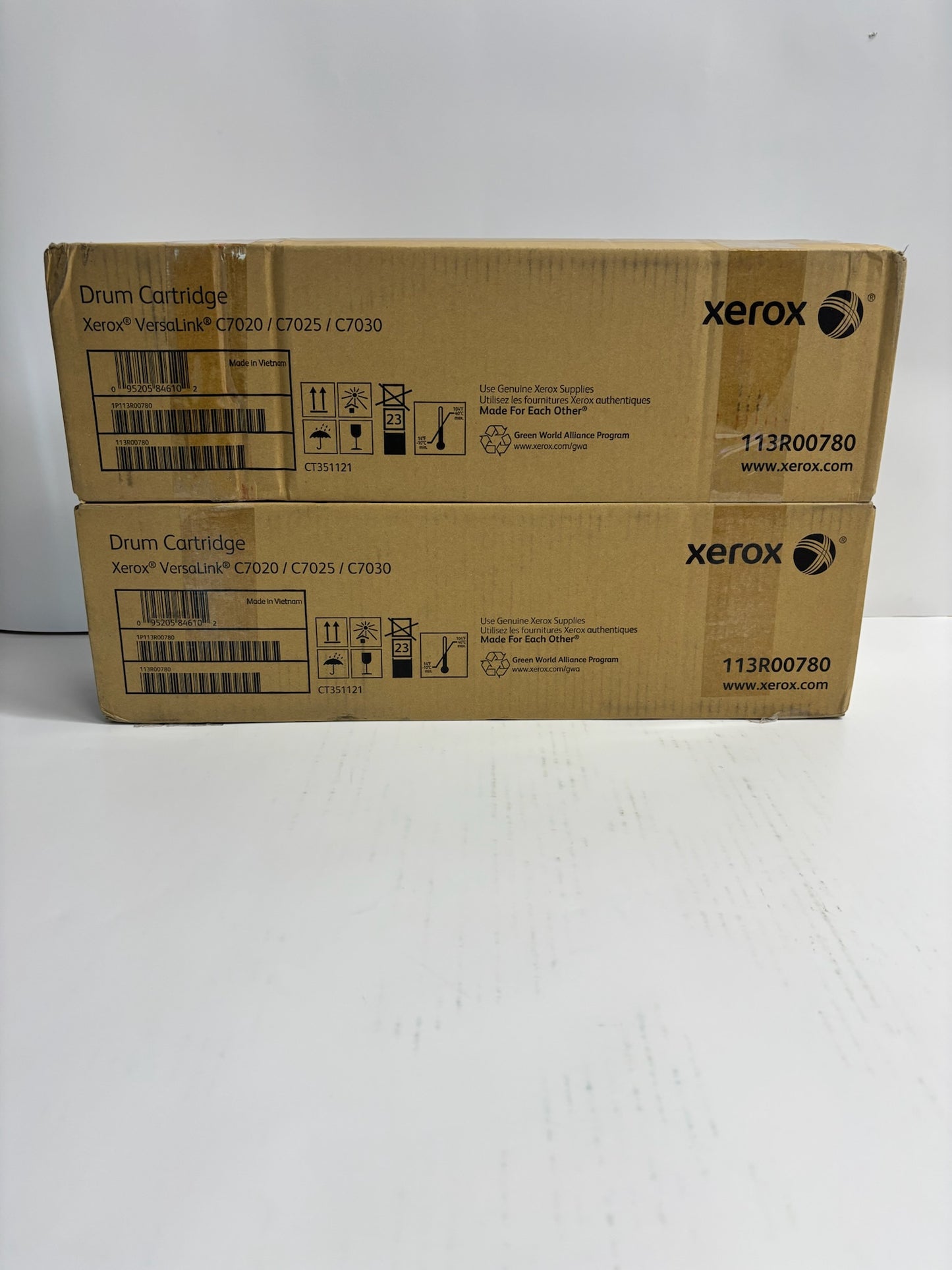 2 OEM Genuine Xerox VersaLink C7020, C7025 C7030 Drum Cartridge Unit 113R00780
