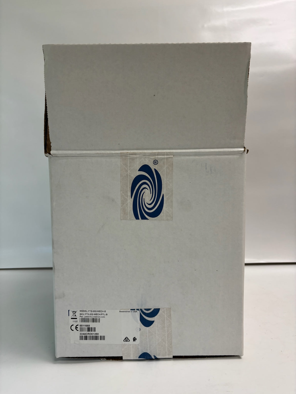 Crestron FT2-202-MECH-B, FT2-202-MECH-PTL-B FlipTop Tabletop Cable System