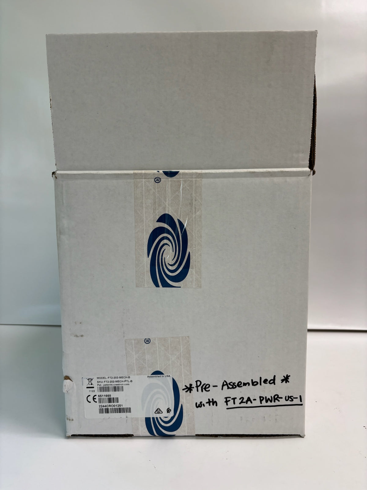 Crestron FT2 FlipTop FT2-202-MECH-B/MECH-PTL-B and FT2A-PWR-US-1 (Pre-Assembled)