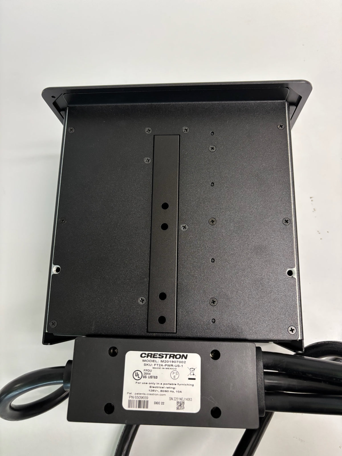Crestron FT2 FlipTop FT2-202-MECH-B/MECH-PTL-B and FT2A-PWR-US-1 (Pre-Assembled)