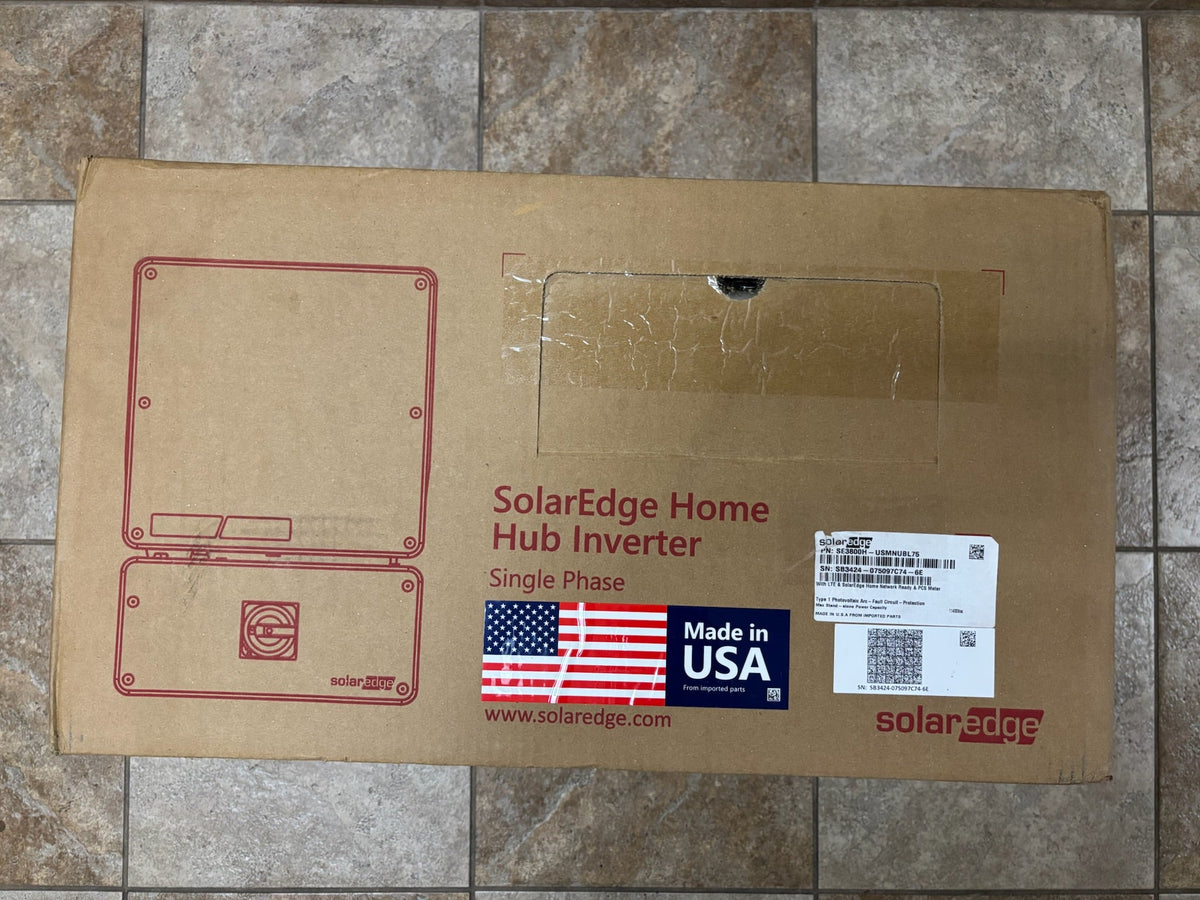 SolarEdge SE3800H-USMNUBL75 Single Phase Home Hub Inverter LTE PCS