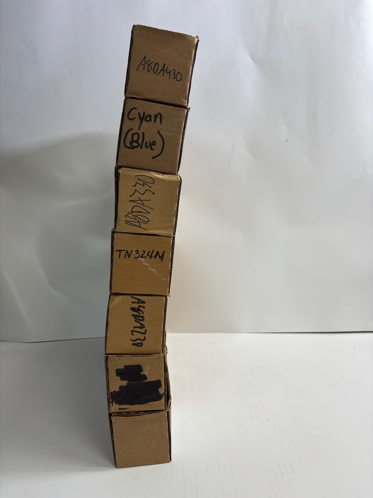 7 Genuine Konica Minolta Bizhub C258,C308,C368 CCMMYYK Toners TN324 (Plain Box)