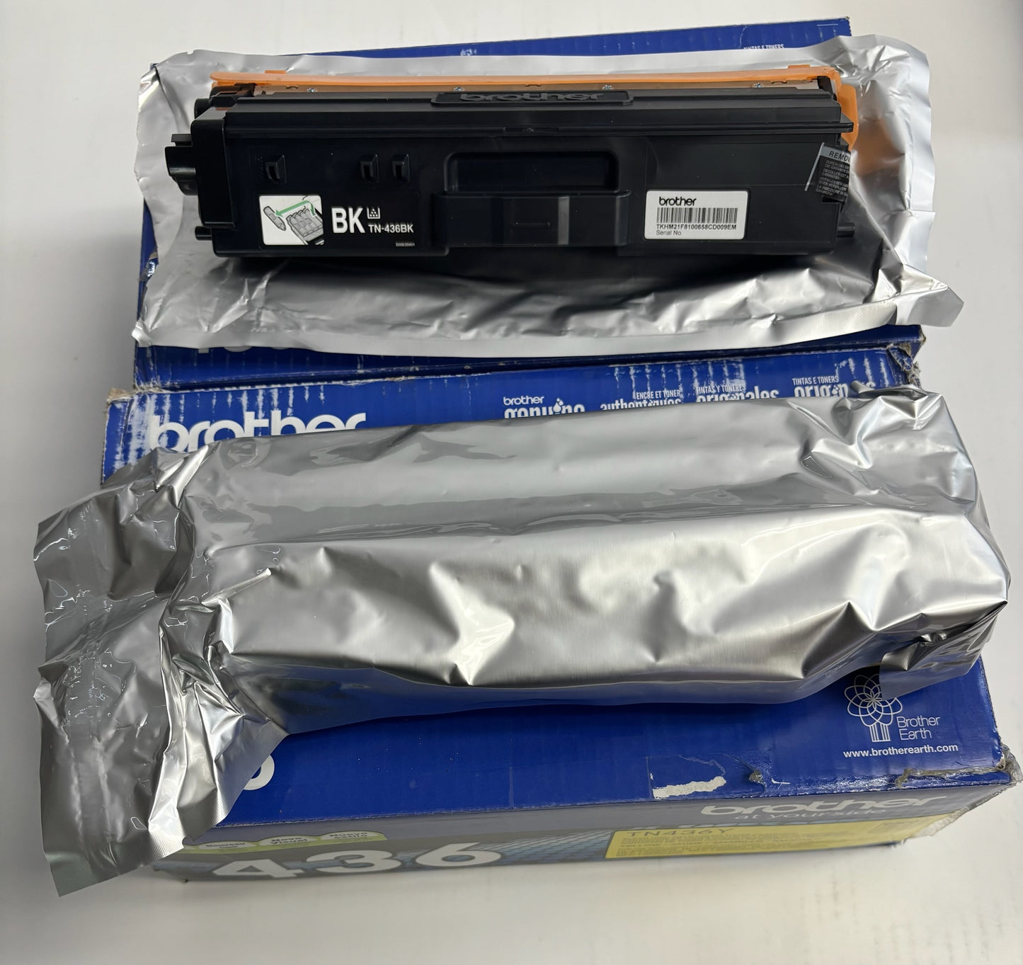 3 Genuine Brother MFC-L9570CDW, MFC-L8900CDW MYK Toners TN436 (No Cyan)