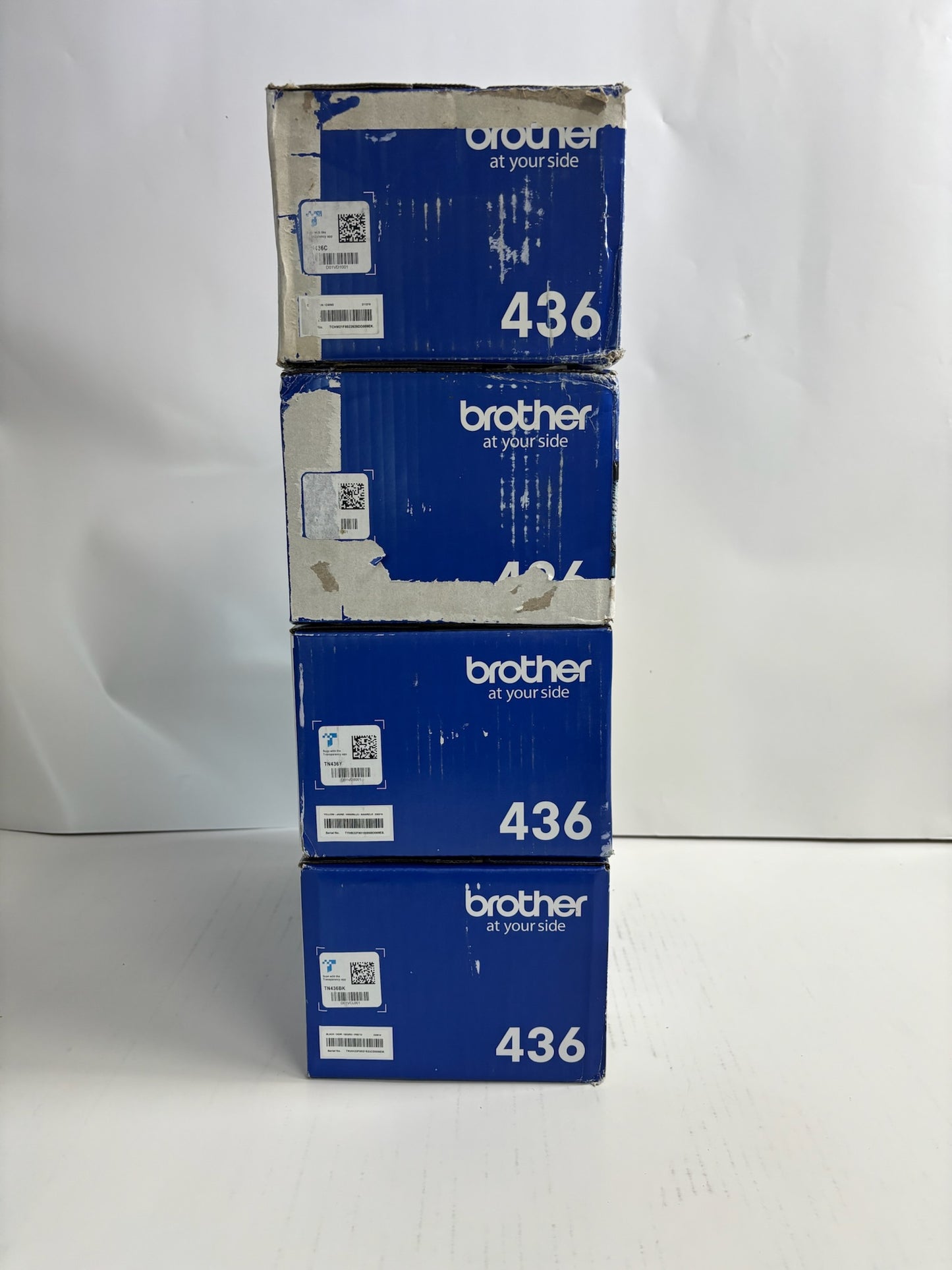 4 Cosmetic Genuine Brother MFC-L9570CDW, MFC-L8900CDW CMYK Toners TN436