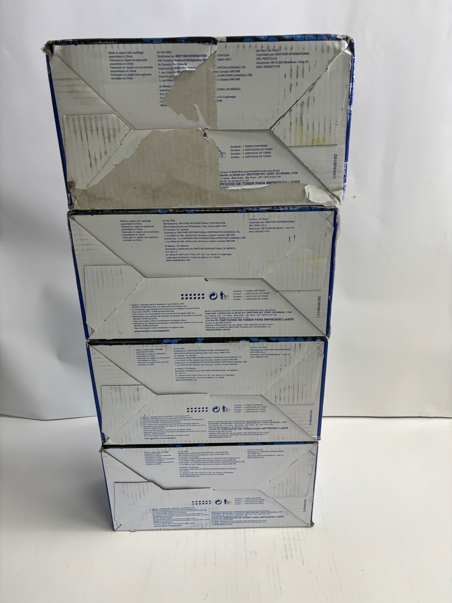 4 Cosmetic Genuine Brother MFC-L9570CDW, MFC-L8900CDW CMYK Toners TN436