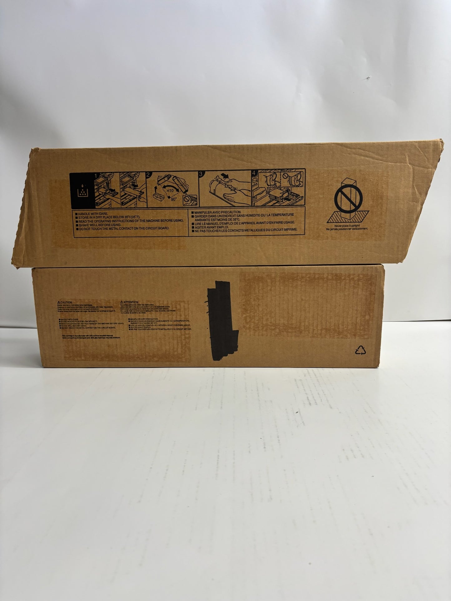 2 Open Genuine Toshiba e-STUDIO 5518A, 6518A, 7518A, 8518A Black Toners T-6518U