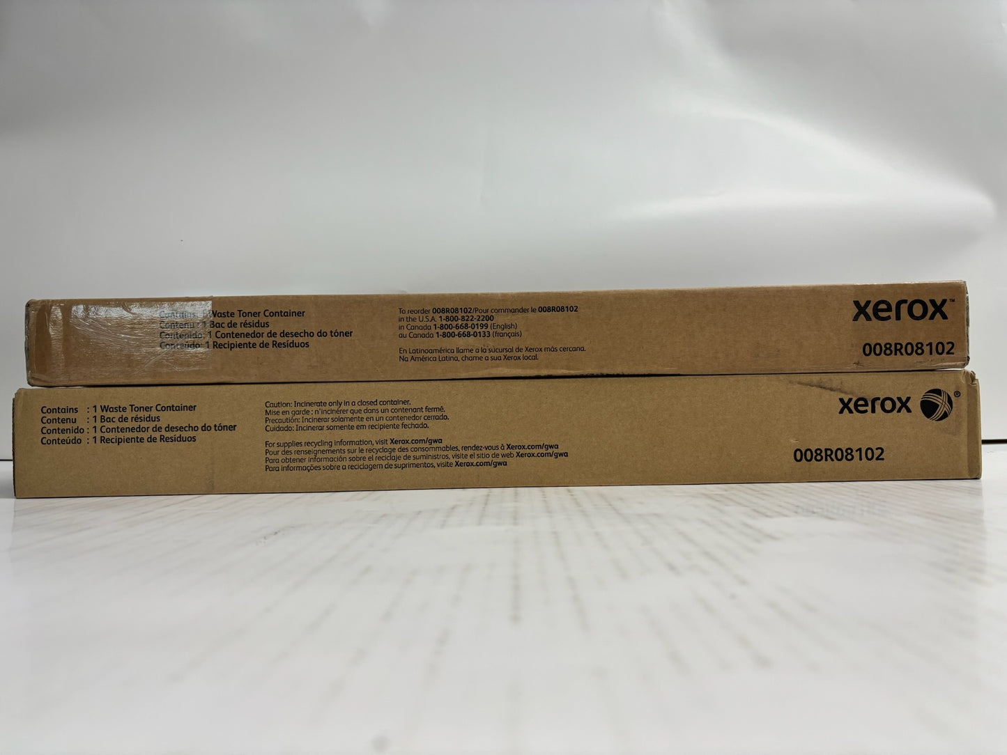 2 New Genuine Xerox AltaLink B8170,B8270,C8170 Waste Toner Cartridges 008R08102