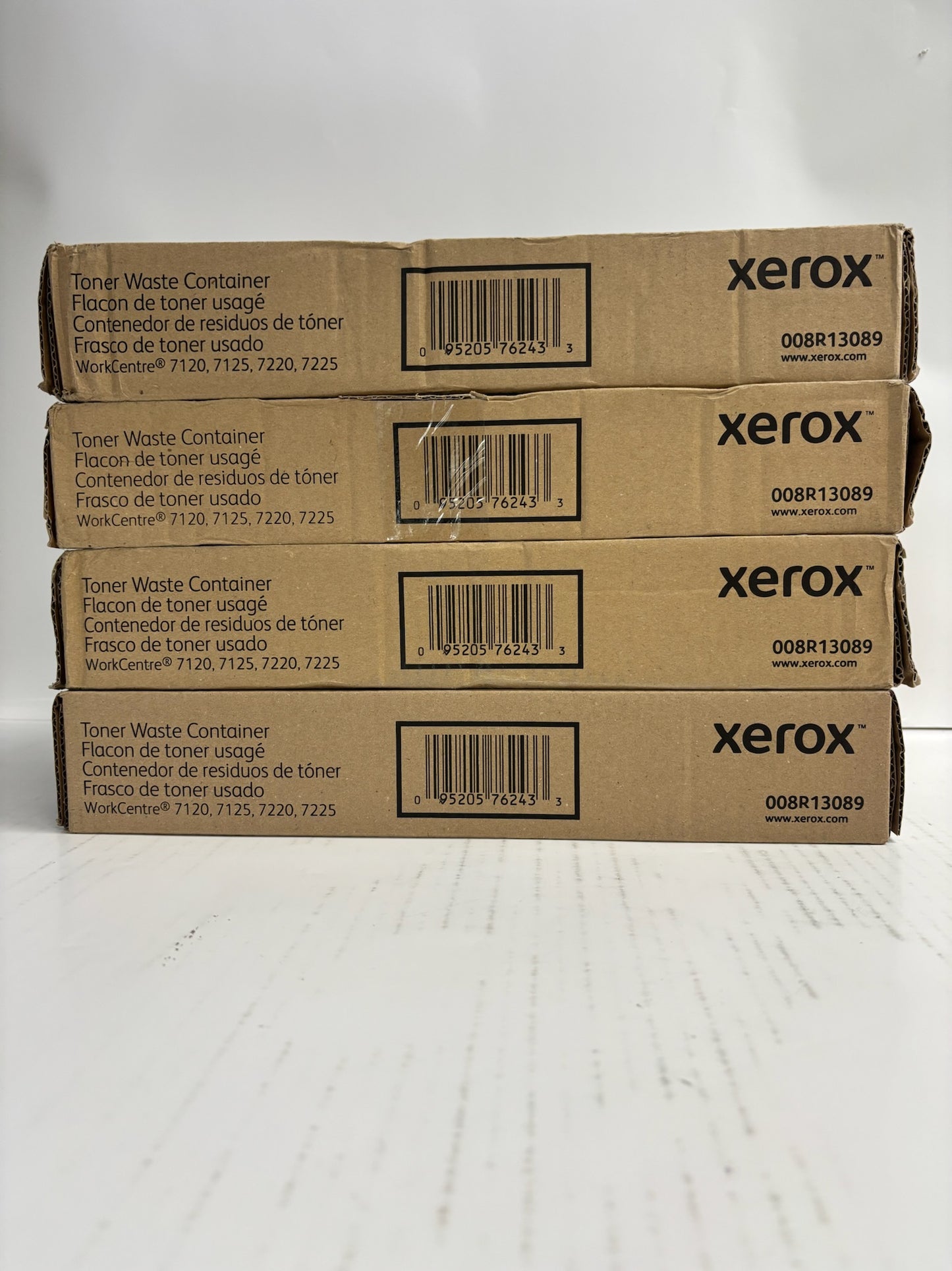 4 Genuine Xerox WorkCentre 7120, 7125,7220,7225 Waste Toner Container 008R13089