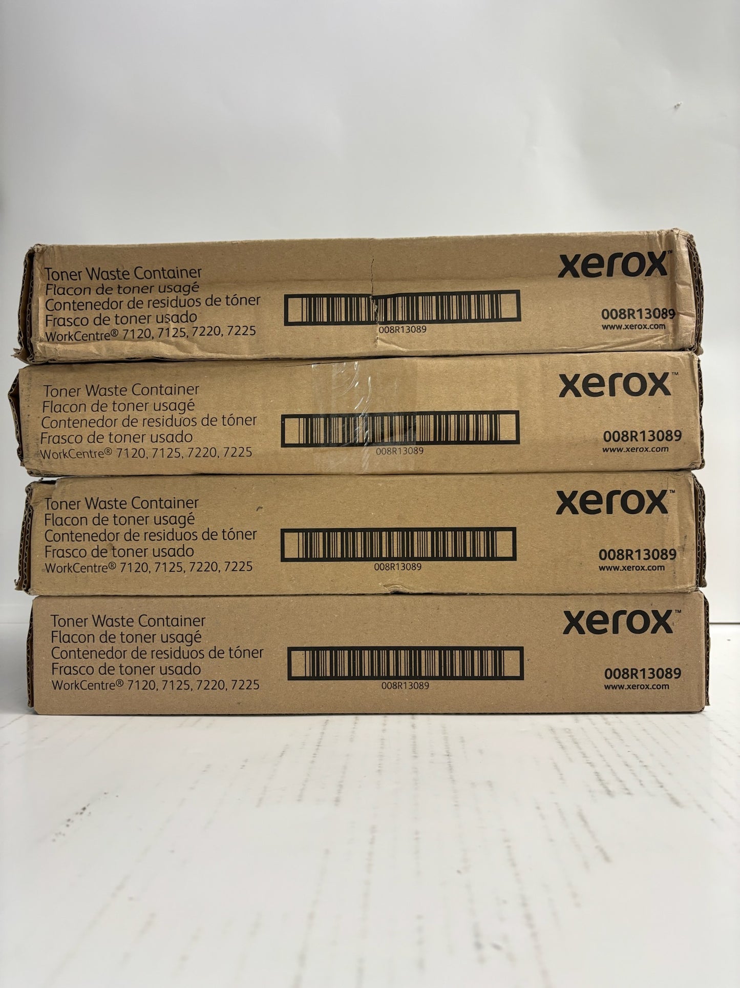 4 Genuine Xerox WorkCentre 7120, 7125,7220,7225 Waste Toner Container 008R13089