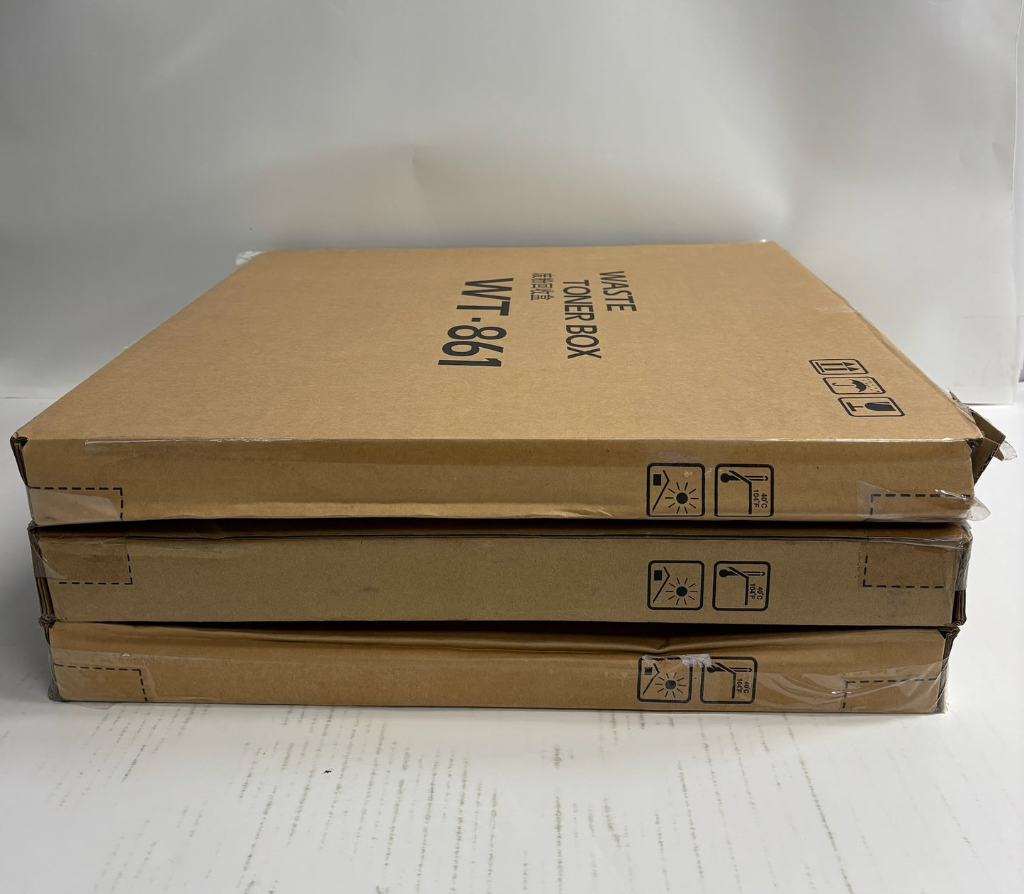 3 Genuine Kyocera TASKalfa CS6500i,CS6501i Waste Toner Bottles WT-861, WT861