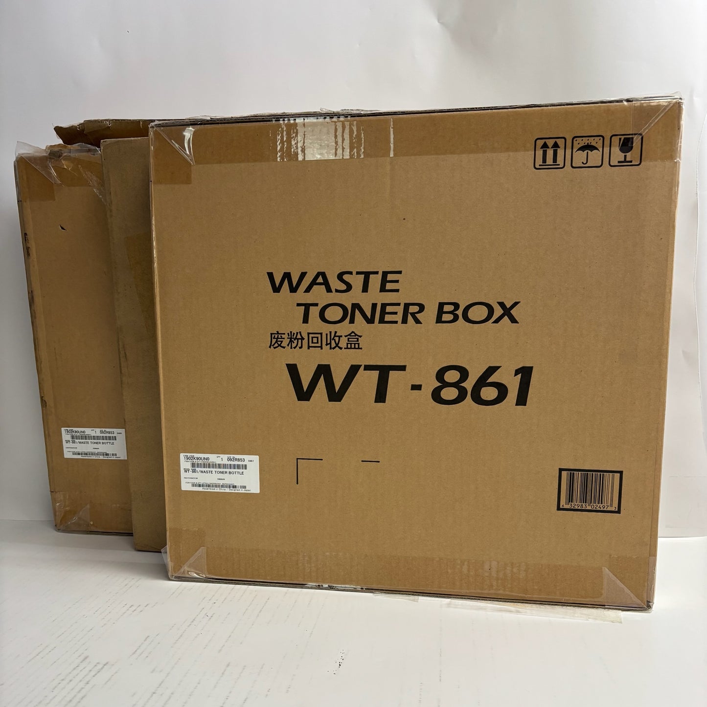 3 Genuine Kyocera TASKalfa CS6500i,CS6501i Waste Toner Bottles WT-861, WT861
