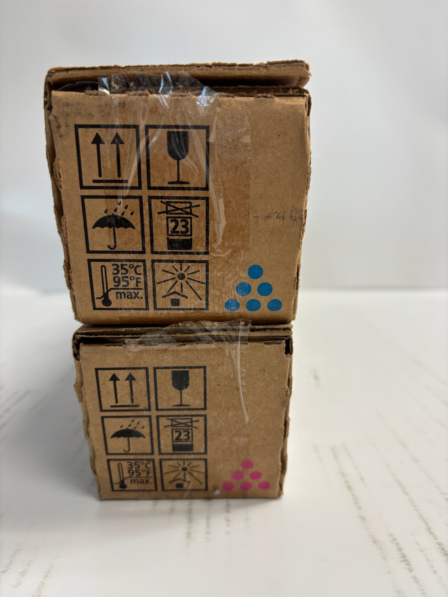 2 New Genuine Ricoh IM C3500, C3000 Cyan & Magenta Toners 842253, 842254