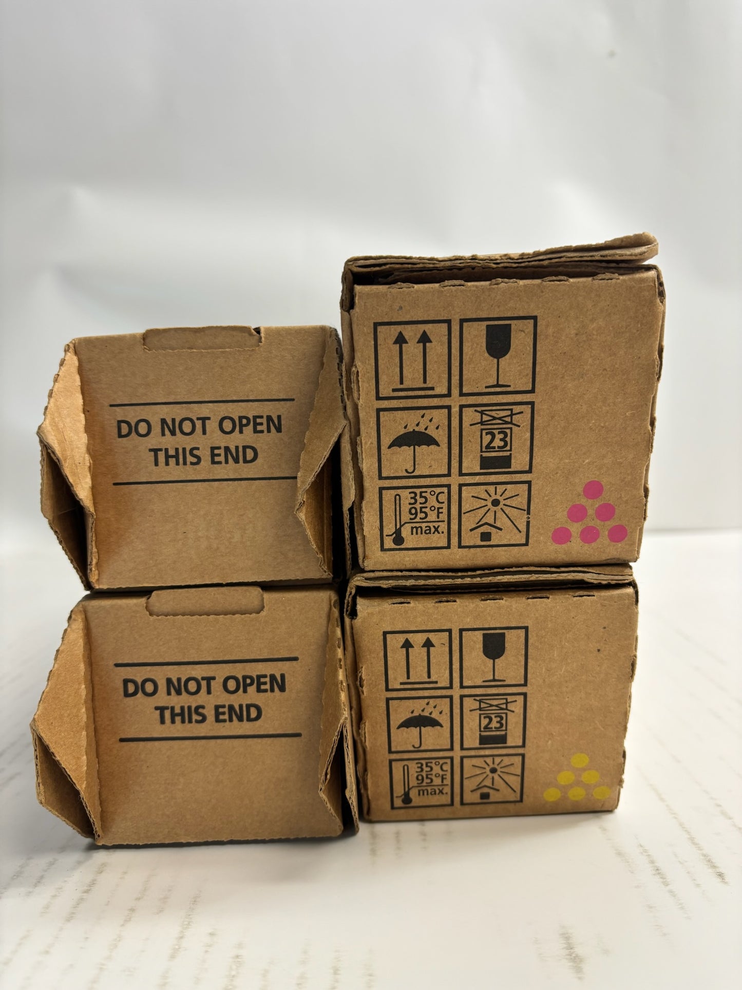 4 Genuine Ricoh MP C2503H, C2003 Magenta & Yellow Toners 841919,841920