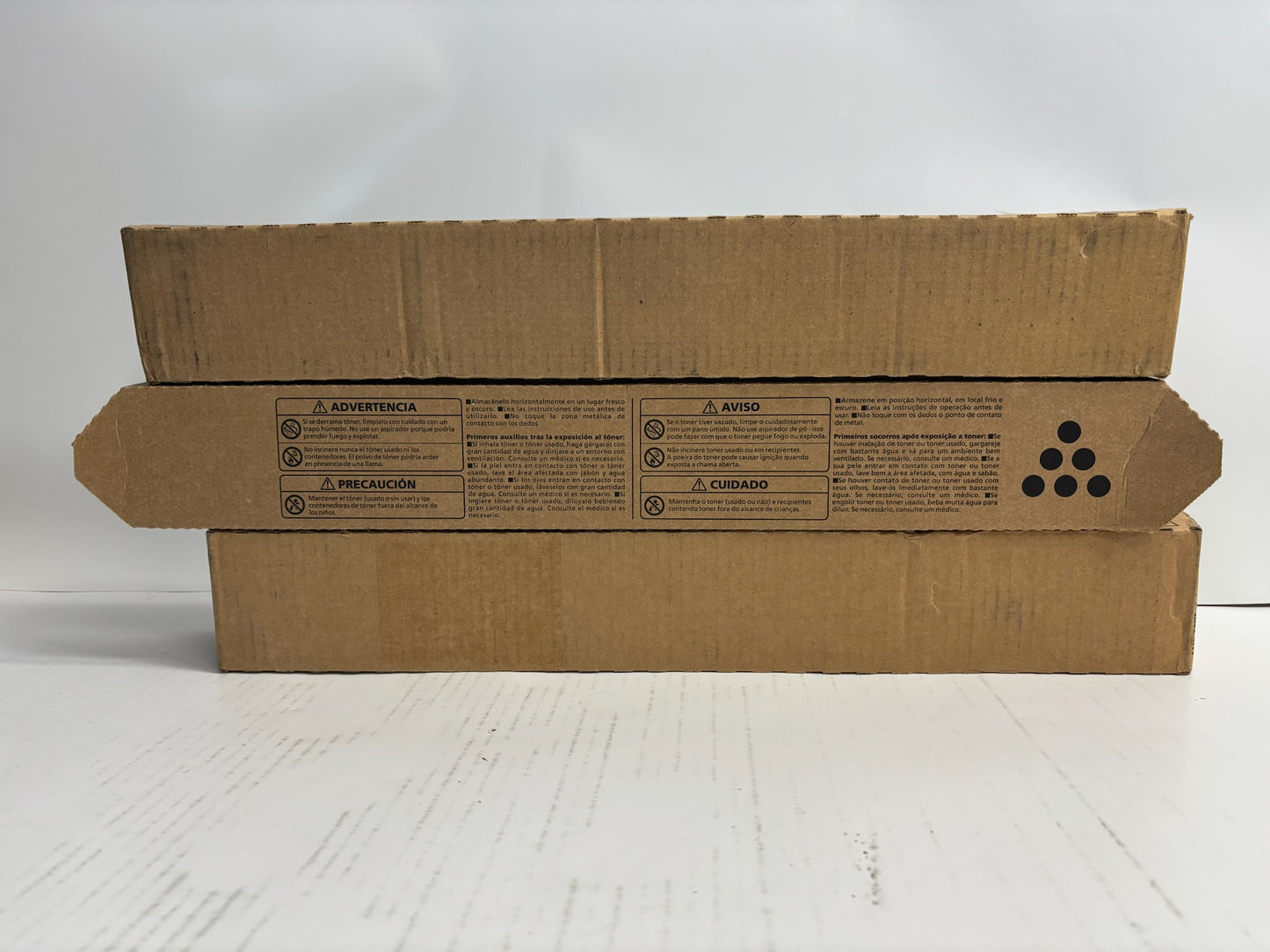 3 New Genuine Ricoh IM C2500H, C2000 Cyan and Black Toners 842307, 842310