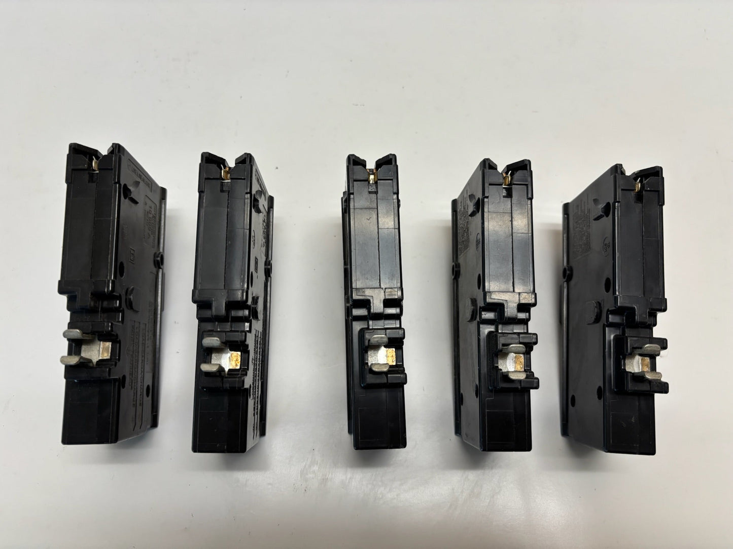 5 PK Square D HOM120PDF Single Pole Circuit Breaker 20A 60hz, 120V (NO Original Box)