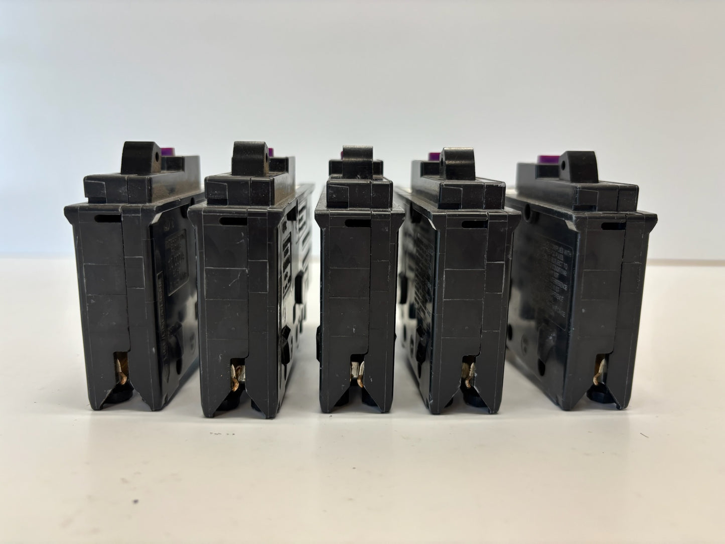 5 PK Square D HOM120PDF Single Pole Circuit Breaker 20A 60hz, 120V (NO Original Box)