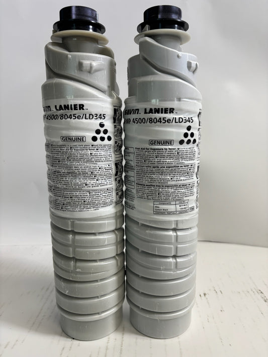 2 New Genuine Ricoh Aficio MP 3500,3500AD Black Toners 841346(Same Day Shipping)