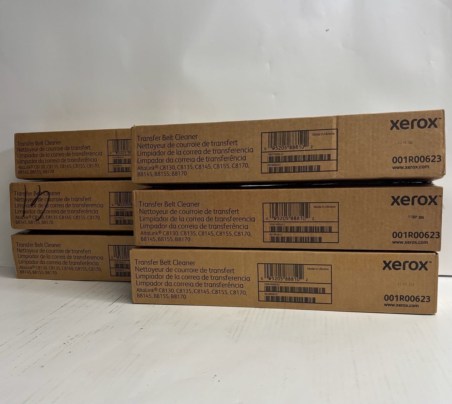 6 New Genuine Xerox AltaLink C8130,C8135 Transfer Belt Cleaner 001R00623