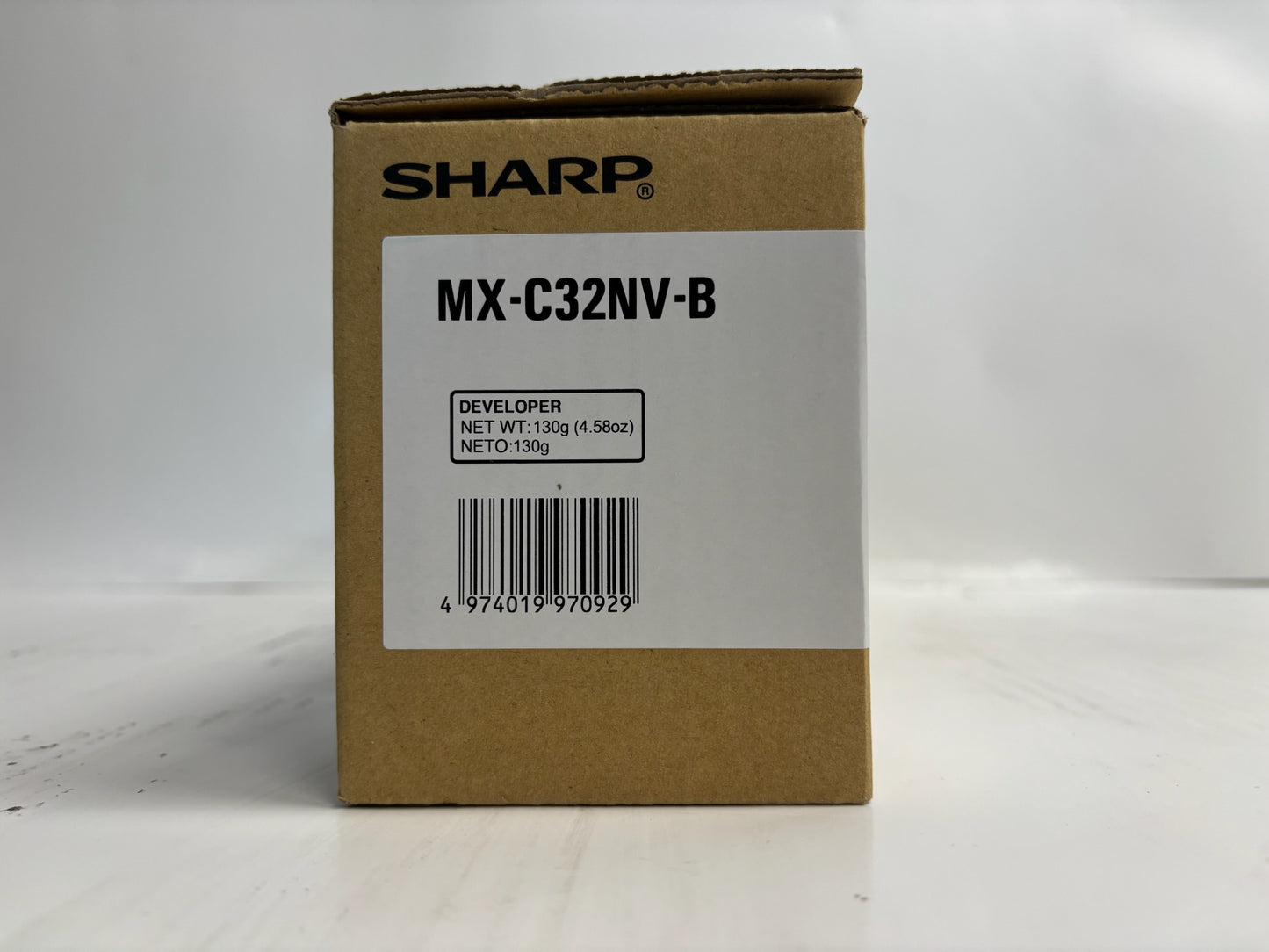Genuine Sharp MX-C304W Black Developer Cartridge MX-C32NV-B, MXC32NVB