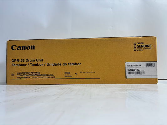 Genuine Canon iR Advance C3325i,C3330i,C3525i Drum Unit GPR-53, 8528B004