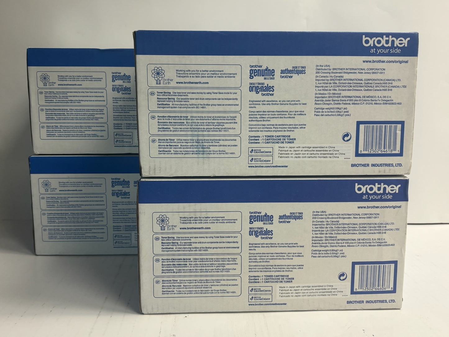 4 OEM Brother HL-L9310CDW, MFC-L9570CDW CMYK Toners TN-439