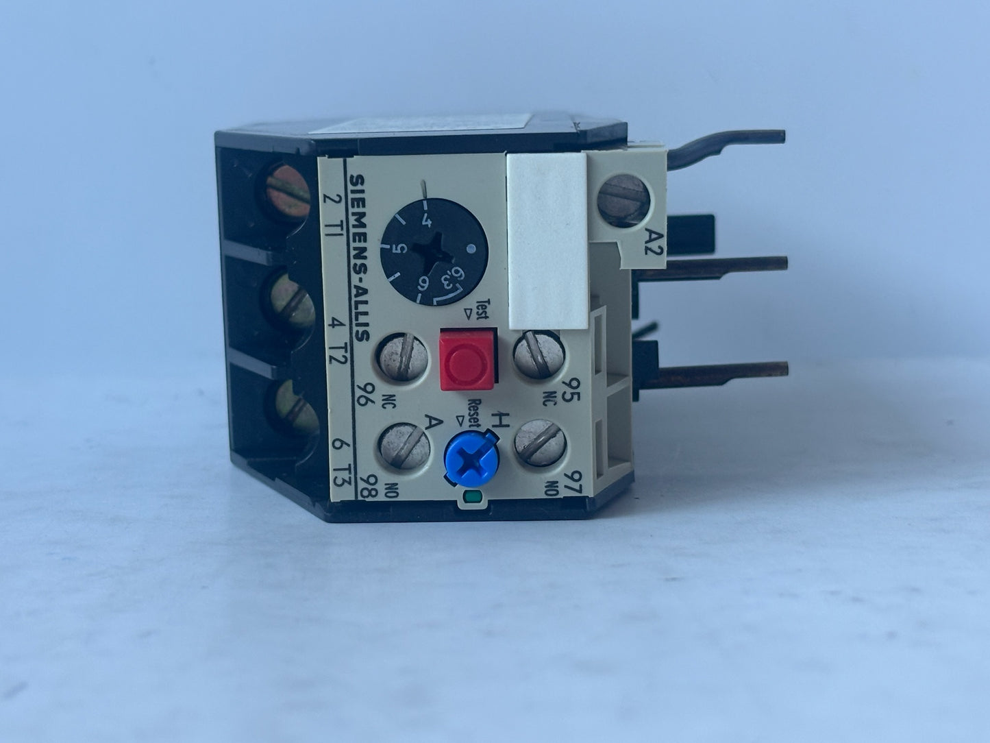Siemens-Allis OLR0630CS2 Overload Relay, 4–6.3A, 600V, Class 10