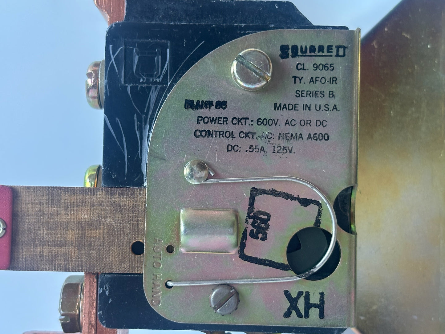 Square D AFOIR Thermal Overload Relay Bi-Metallic Use 1 Type AU