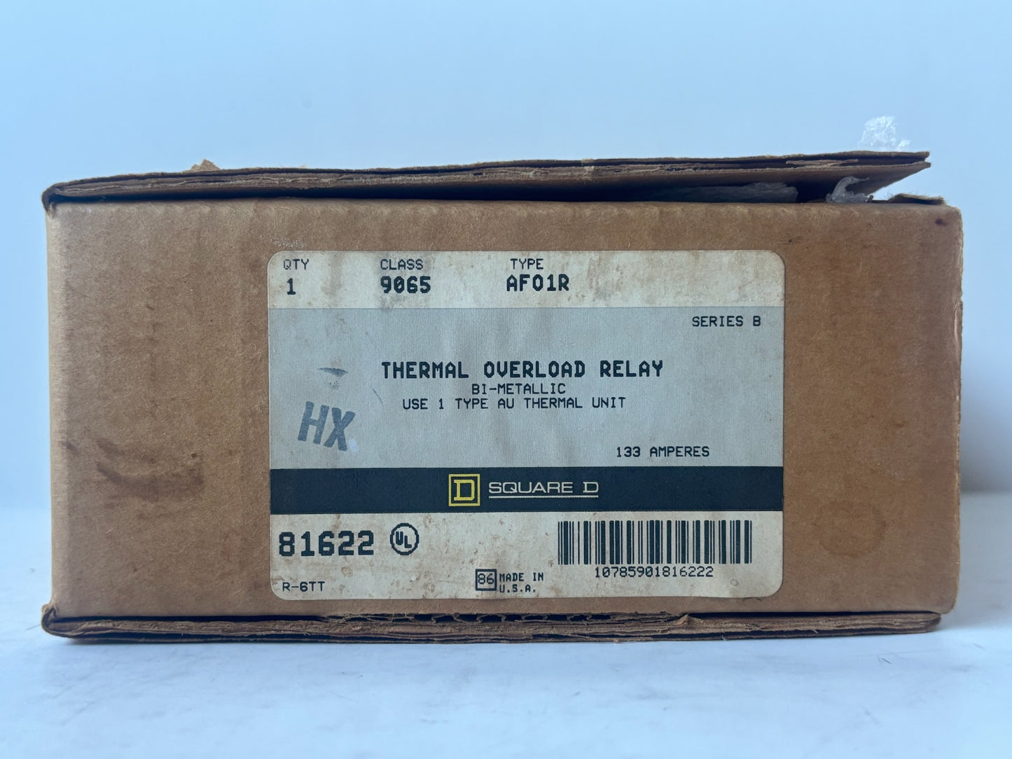 Square D AFOIR Thermal Overload Relay Bi-Metallic Use 1 Type AU