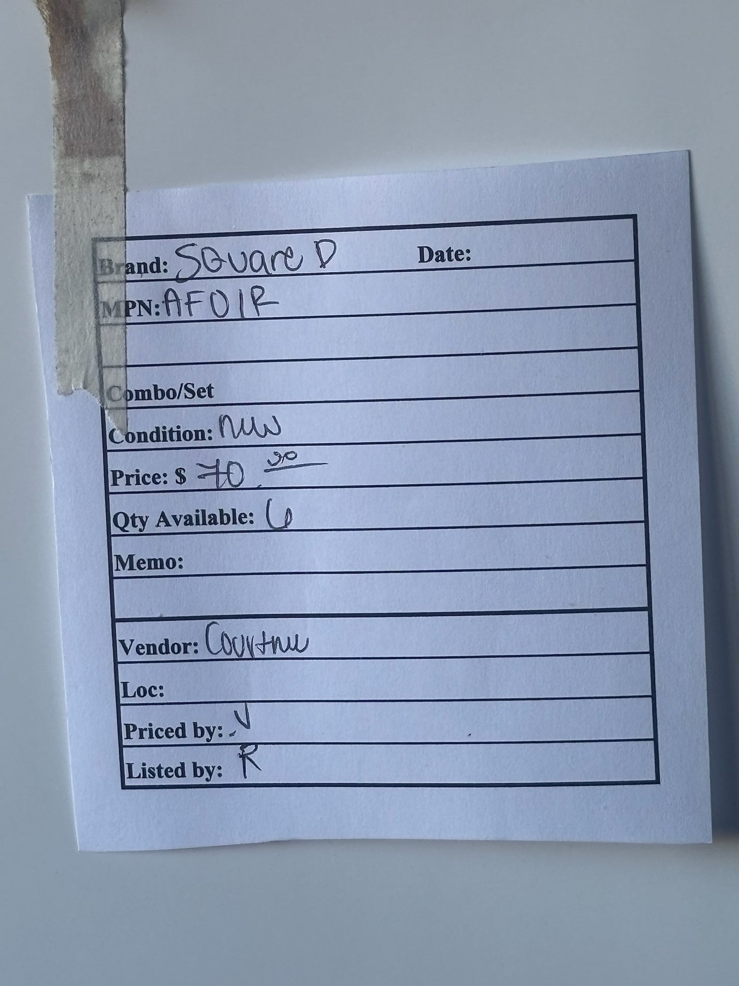 Square D AFOIR Thermal Overload Relay Bi-Metallic Use 1 Type AU