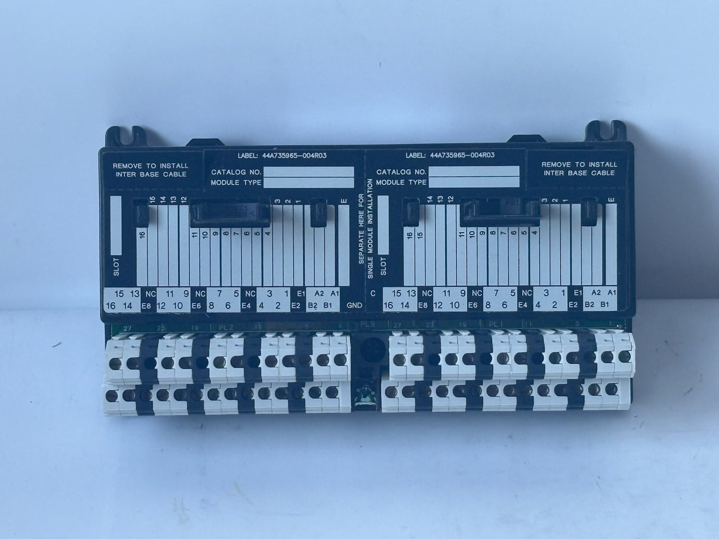 GEF IC67CHS102A 2 Tier Box Style I/O Terminal Block Module 037