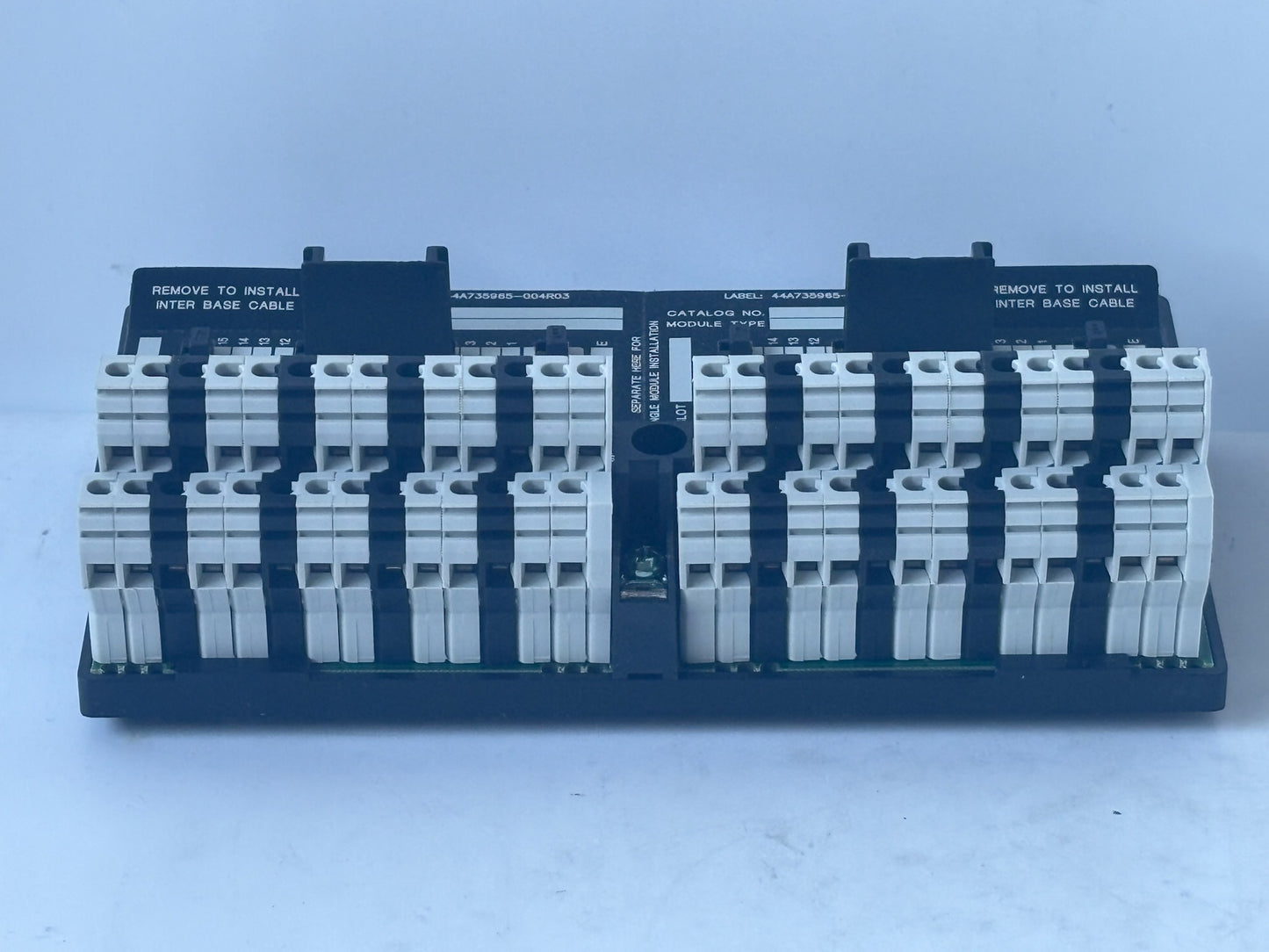 GEF IC67CHS102A 2 Tier Box Style I/O Terminal Block Module 037
