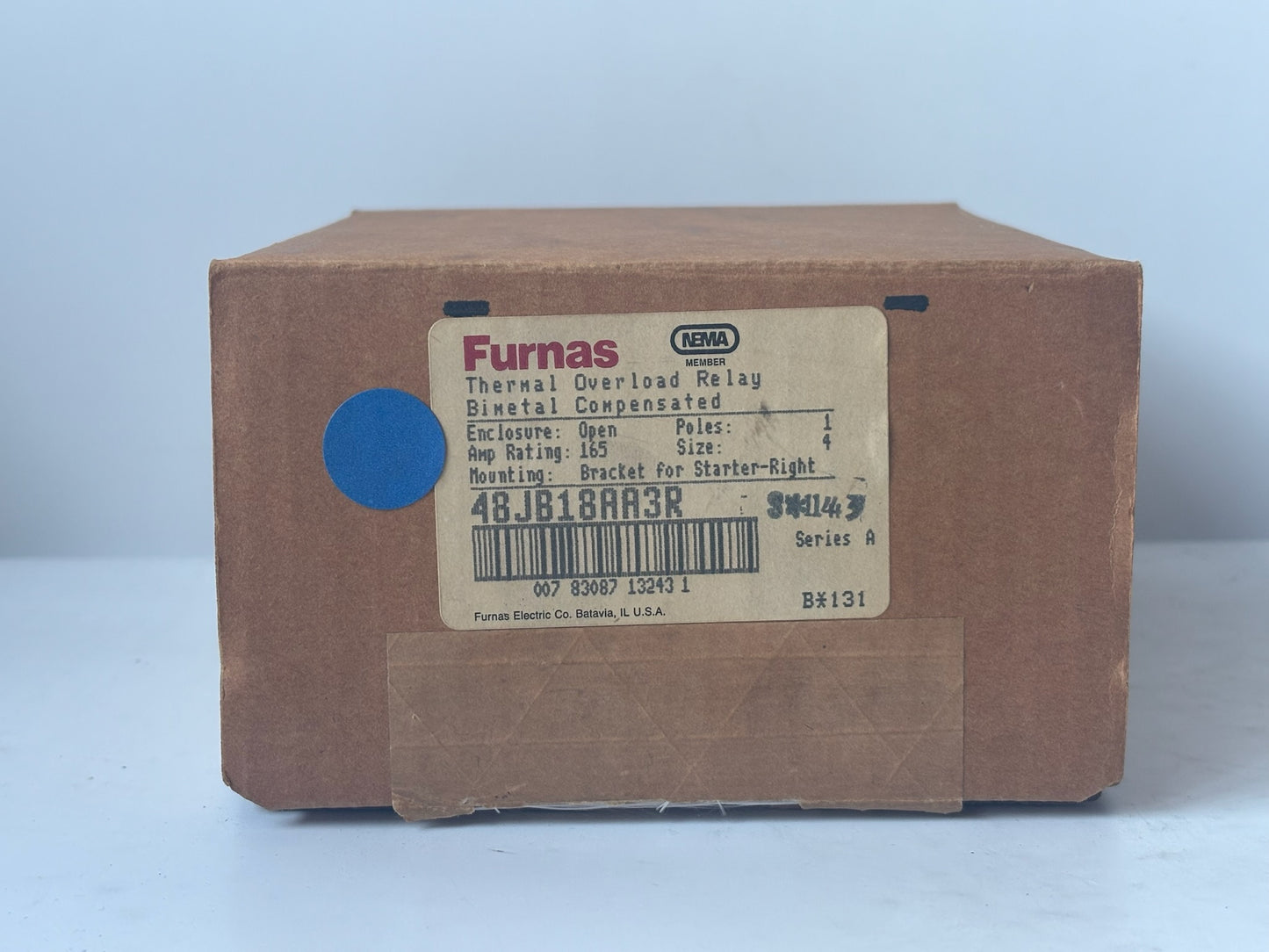 Furnas 48JB18AA3R Ambient-Compensated Bi-Metal Thermal Overload Relay
