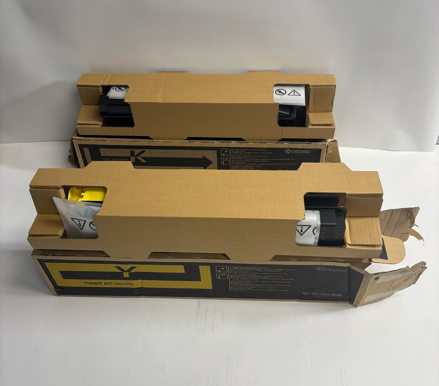 4 OEM Kyocera TASKalfa 3050ci,3051ci MYKK Toners TK-8307MK,TK-8309Y (No Cyan)