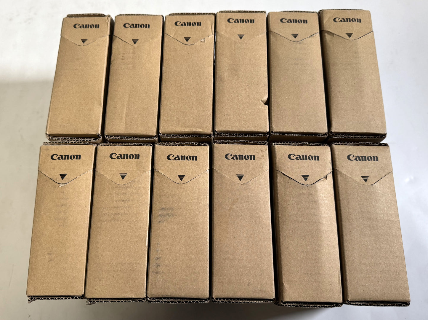 12 OEM Canon iPF8000,iPF9000,iPF9110 PFI-301 C,B,PC,G,Y,GY,M,R,PM,PGY,MBK,BK Ink